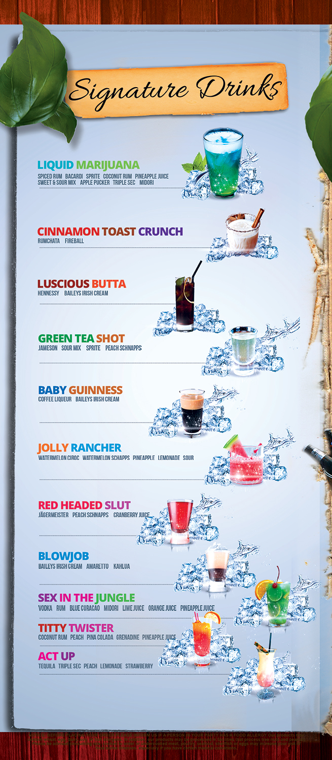 grand cafe food menu